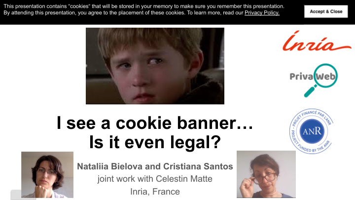 i see a cookie banner is it even legal