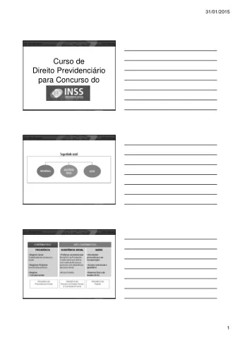 Curso de  Direito Previdencirio  para Concurso do  Dir. Previdencirio