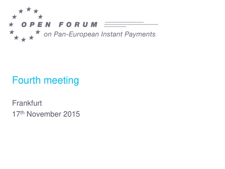 fourth meeting