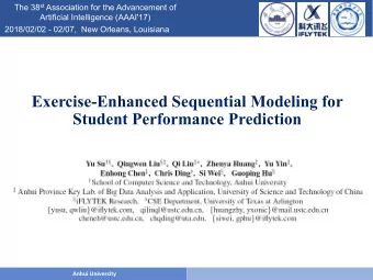 Exercise-Enhanced Sequential Modeling for  Student Performance Prediction
