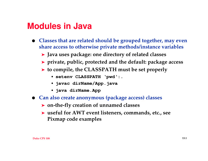 modules in java