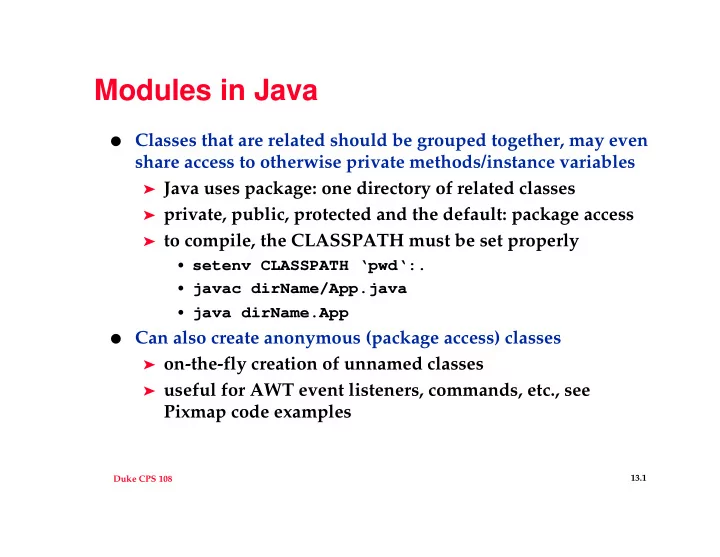 modules in java