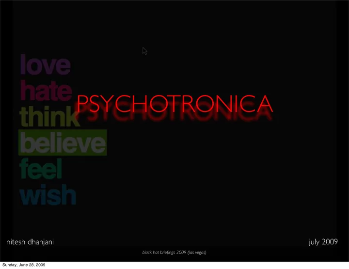 psychotronica