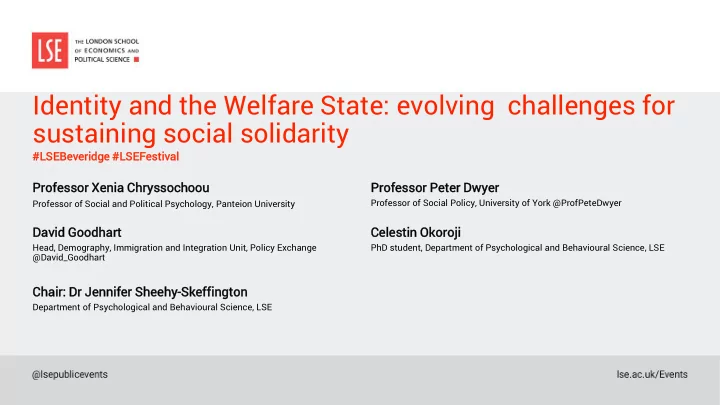 sustaining social solidarity