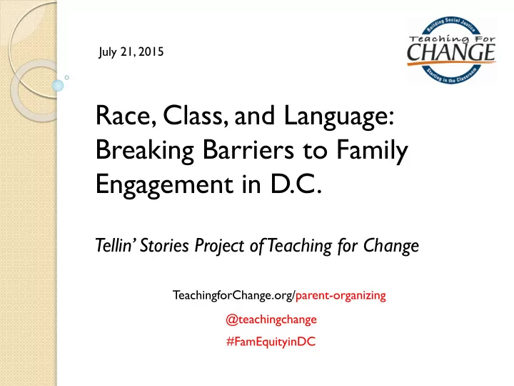 engagement in d c