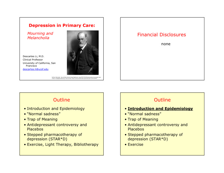 financial disclosures
