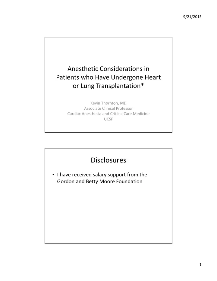 disclosures