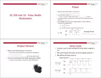 Power    Recall (or learn) that Power is a measure of:  _____________________________________