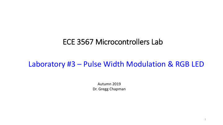 ece 3 3567 m microc ocon ontrol oller ers l lab