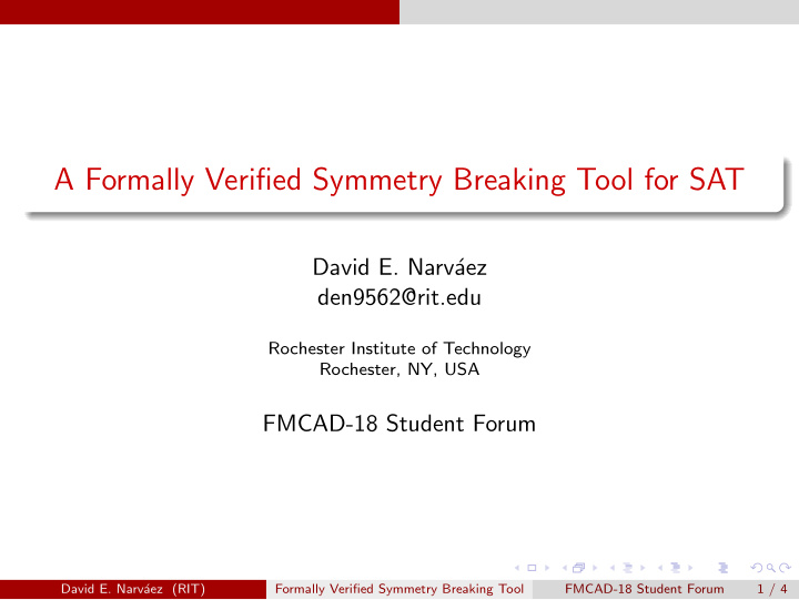 a formally verified symmetry breaking tool for sat