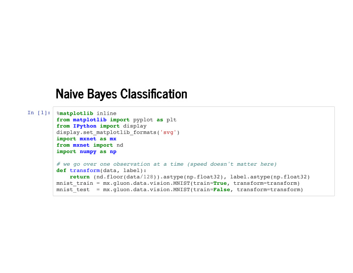 naive bayes classi cation naive bayes classi cation