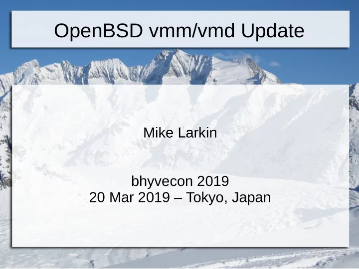 openbsd vmm vmd update