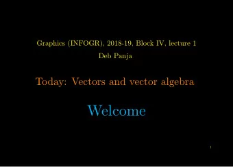 Welcome  1 Ray tracing  part I of the course  2 Ray tracing  part I of the course  Why