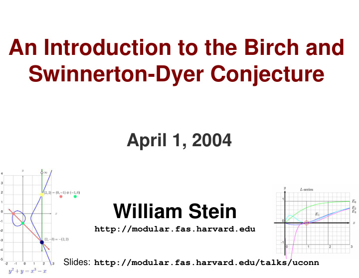an introduction to the birch and swinnerton dyer