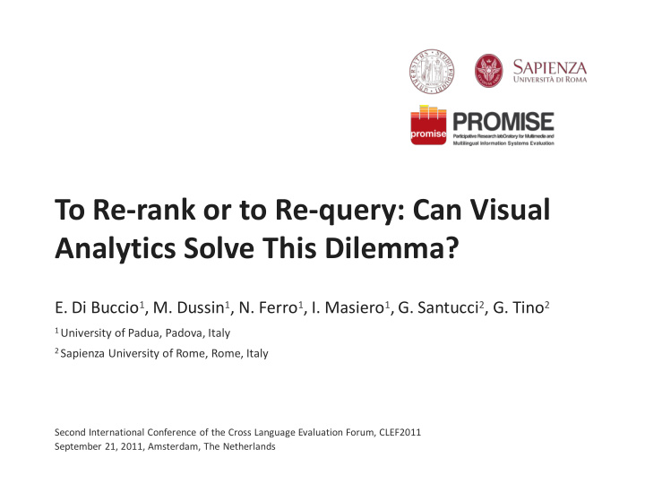 to re rank or to re query can visual analytics solve this