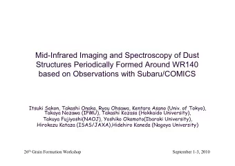 Mid-Infrared Imaging and Spectroscopy of Dust  Structures Periodically Formed Around WR140  based