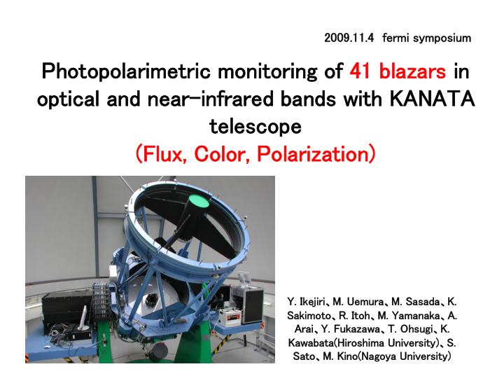 photopolarimetric monitoring of 41 blazars in optical and