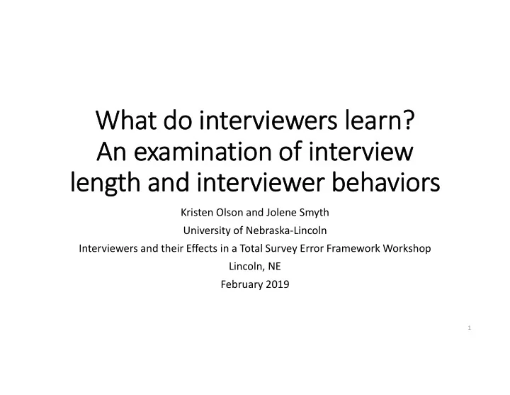 wh what at do do in intervie iewers le learn arn an an