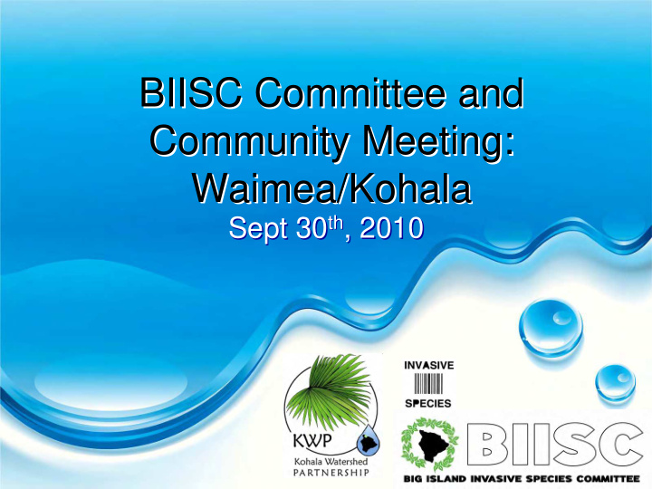 biisc committee and biisc committee and community meeting