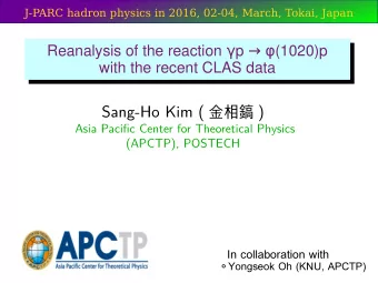 )  S  a  n  g  -  H  o  K  i  m  (  A  s  i  a  P  a  c  i  fj  c  C  e  n  t  e  r  f  o