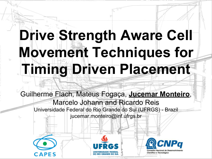drive strength aware cell movement techniques for timing