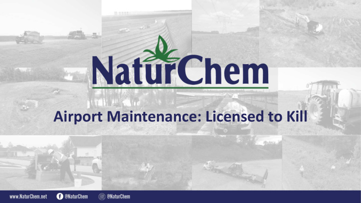 airport maintenance licensed to kill ab about naturchem em