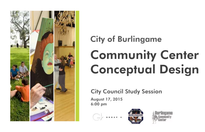community center conceptual design