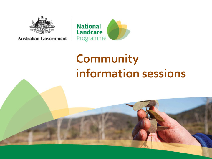information sessions cleaner environment plan