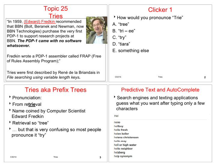 topic 25 clicker 1 tries