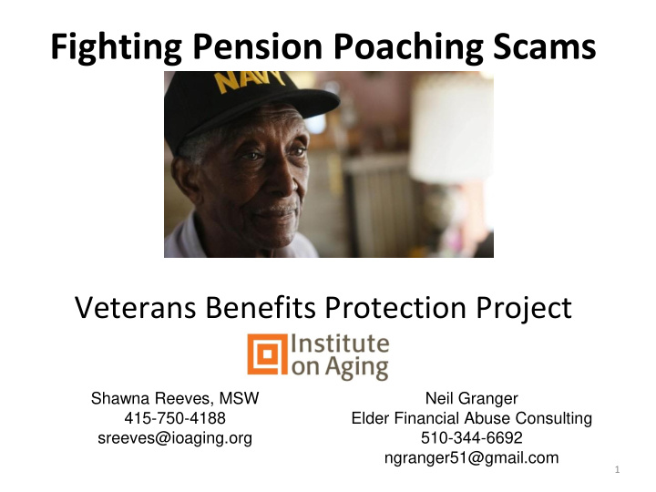 fighting pension poaching scams