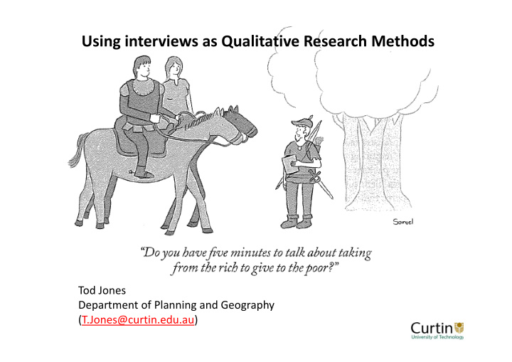 using interviews as qualitative research methods