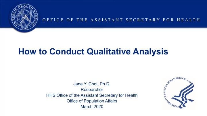 how to conduct qualitative analysis