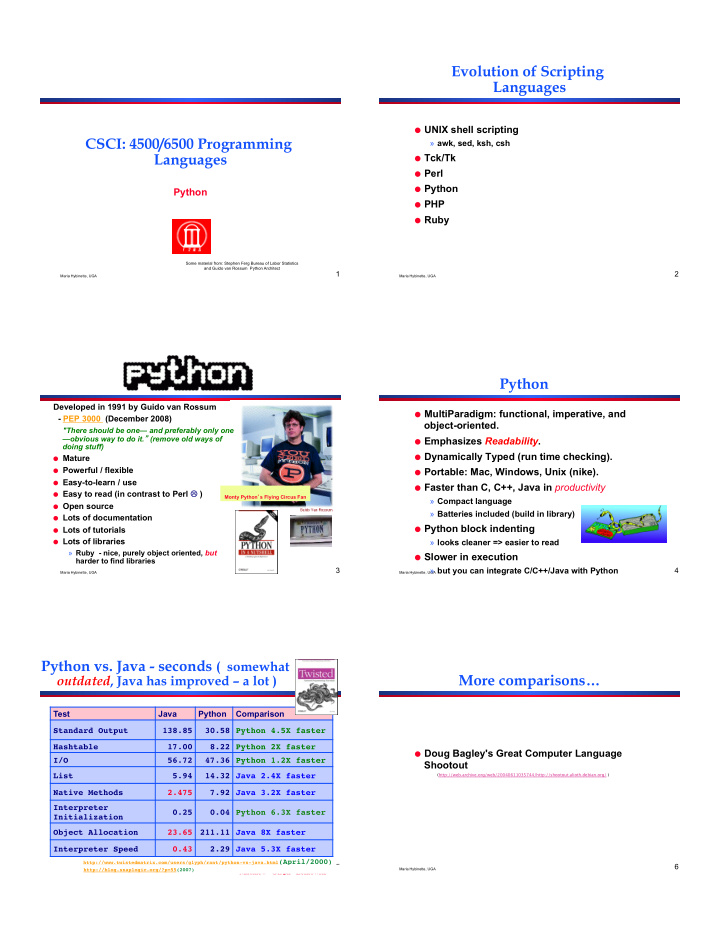 evolution of scripting languages