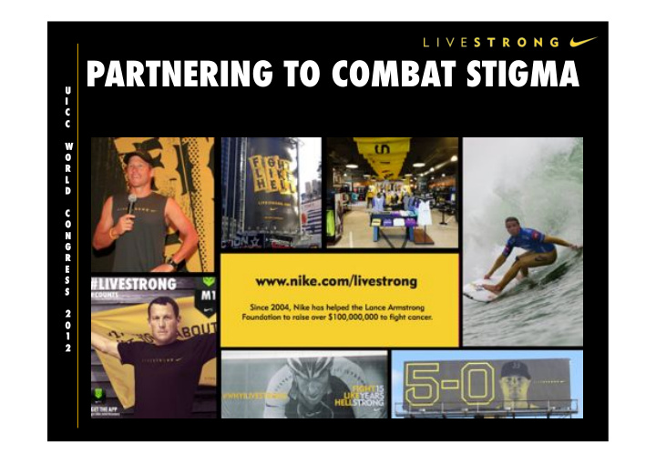 partnering to combat stigma