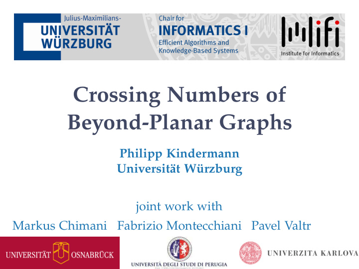 crossing numbers of beyond planar graphs