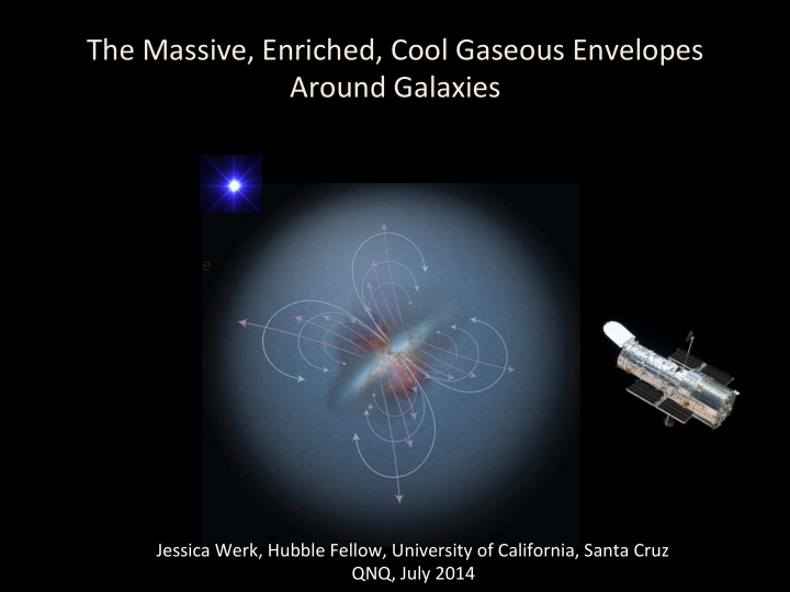 the massive enriched cool gaseous envelopes around