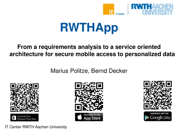 rwthapp