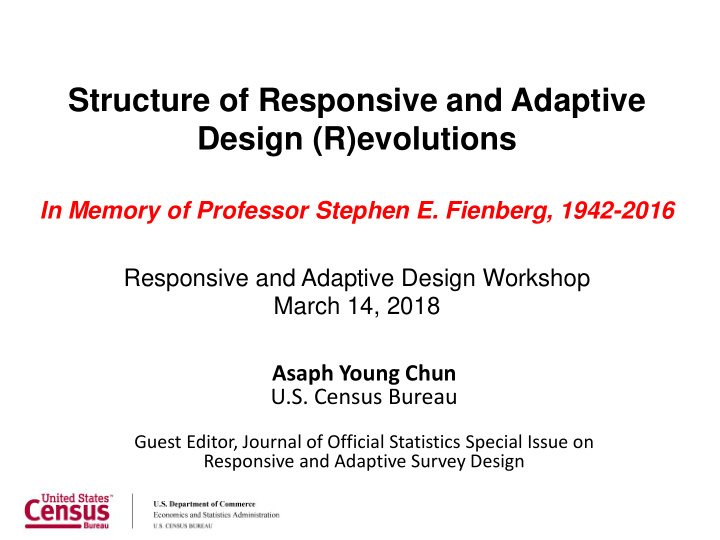 structure of responsive and adaptive design r evolutions