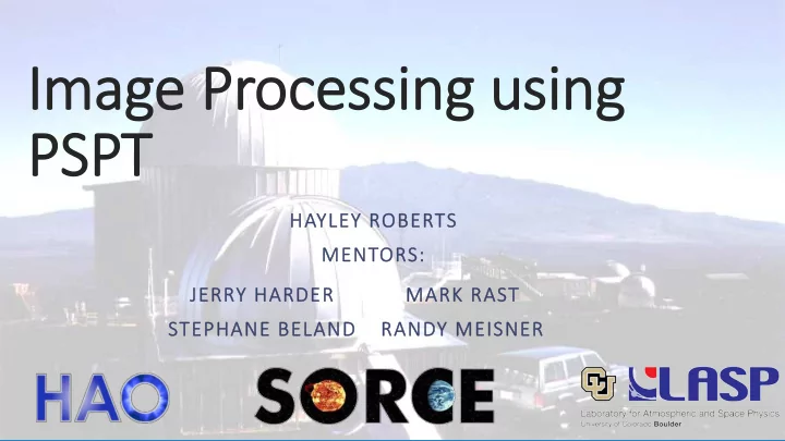 image pr imag e processin ocessing u g usin sing g psp