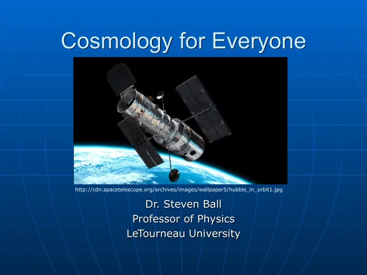 cosmology for everyone
