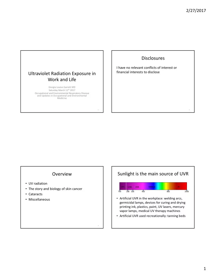 disclosures