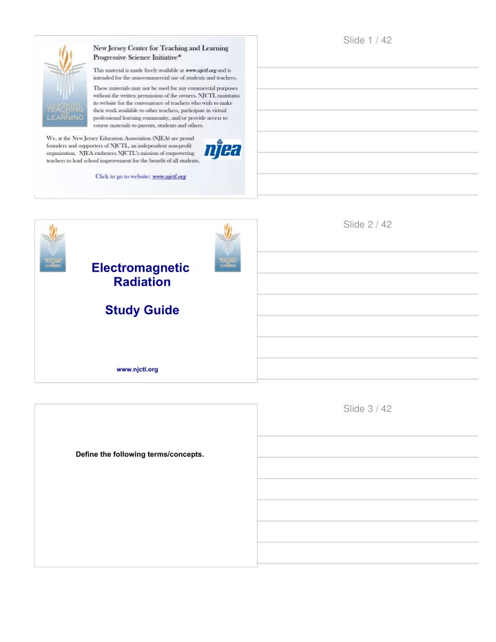 electromagnetic radiation