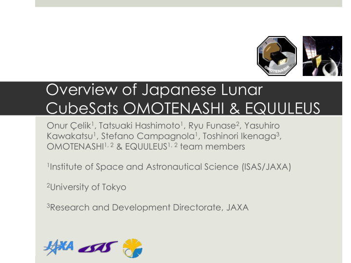 overview of japanese lunar