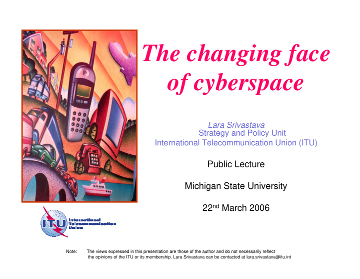 the changing face of cyberspace