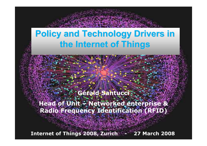 policy and technology drivers in policy and technology