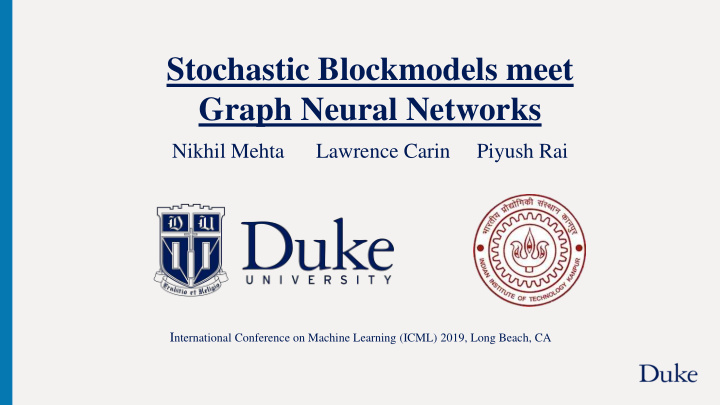 stochastic blockmodels meet