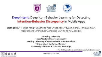 DeepIntent : Deep Icon-Behavior Learning for Detecting Intention-Behavior Discrepancy in Mobile
