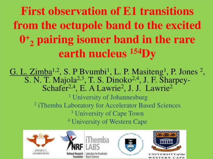 earth nucleus 154 dy