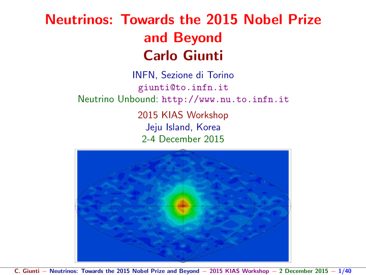 neutrinos towards the 2015 nobel prize and beyond carlo