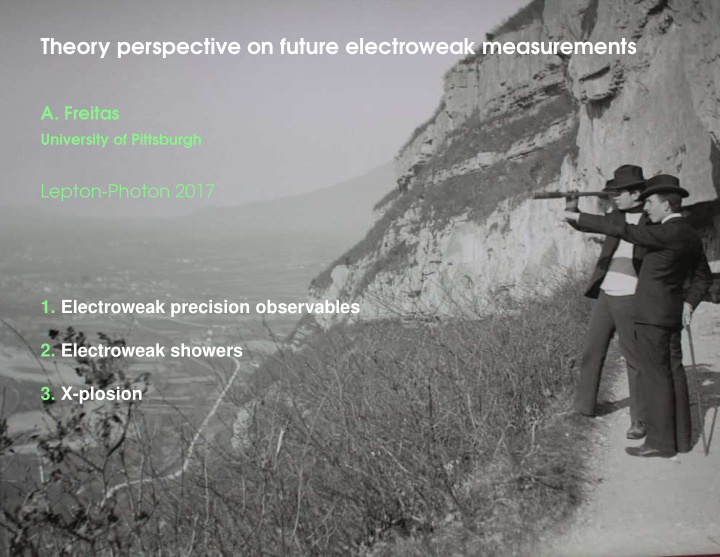 theory perspective on future electroweak measurements